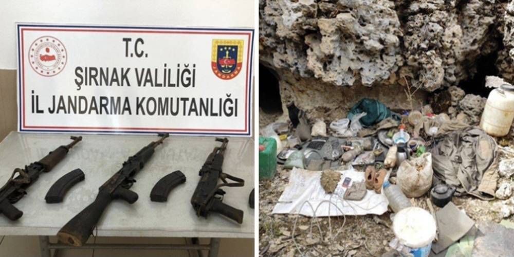Terör Örgütü PKK’ya Şırnak’ta darbe! Çok sayıda mağara ve sığınak imha edildi