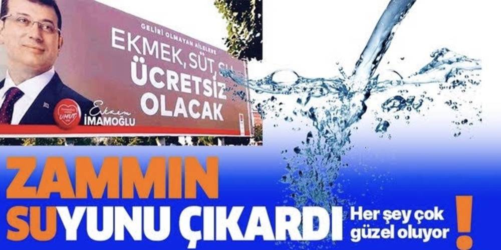 İstanbul'da suya %29 zam yapıldı