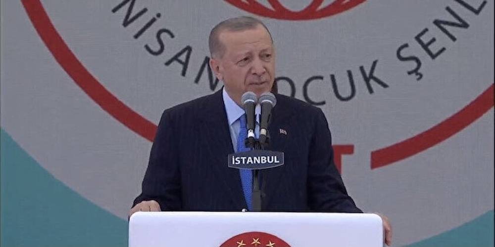 Cumhurbaşkanı Erdoğan Trt Çocuk Şenliği'nde konuştu