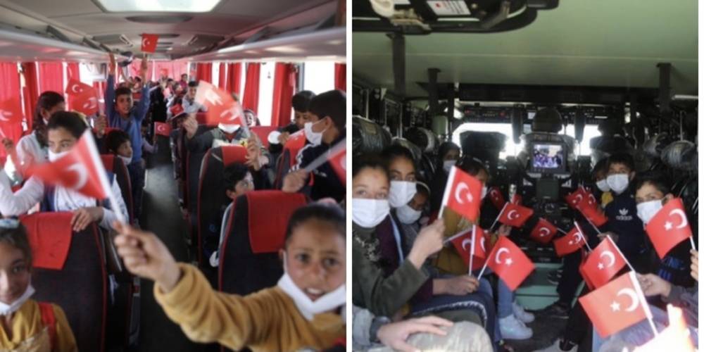 Barış Pınarı Harekatı bölgesinden Türkiye'ye getirilen çocuklar doyasıya eğlendi