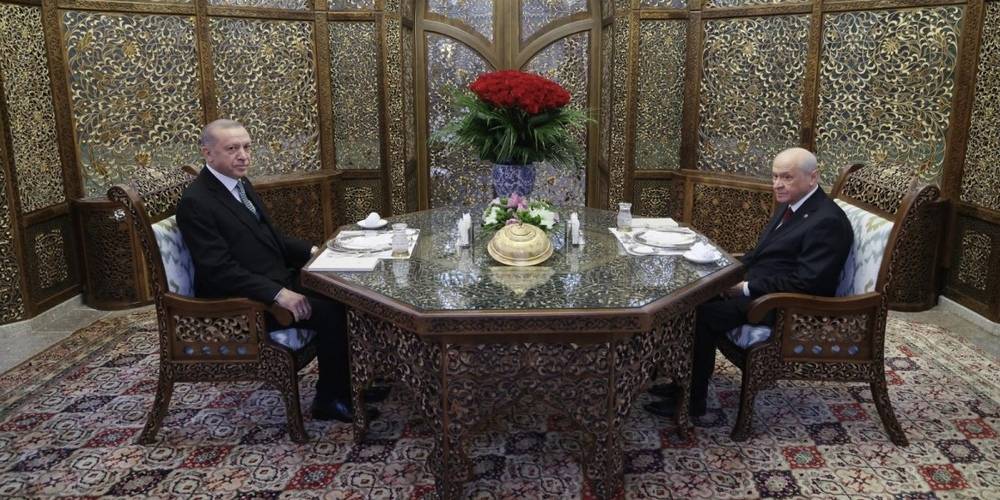 Cumhurbaşkanı Erdoğan ile Devlet Bahçeli'nin iftar programı