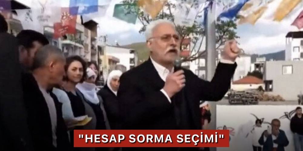 HDP'li Saruhan Oluç'tan küstah tehdit! "14 Mayıs hesap sorma seçimi"