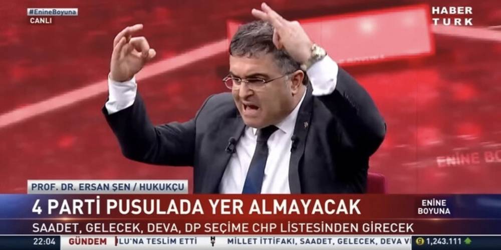 Sevilay Yılman'ın 6'lı koalisyonun HDP ile ortaklığını savunması Ersan Şen'i çileden çıkardı