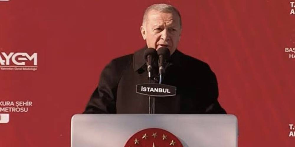 Başakşehir-Kayaşehir metro hattı açıldı! Cumhurbaşkanı Erdoğan: İBB beceremedi, bakanlığımız devraldı!