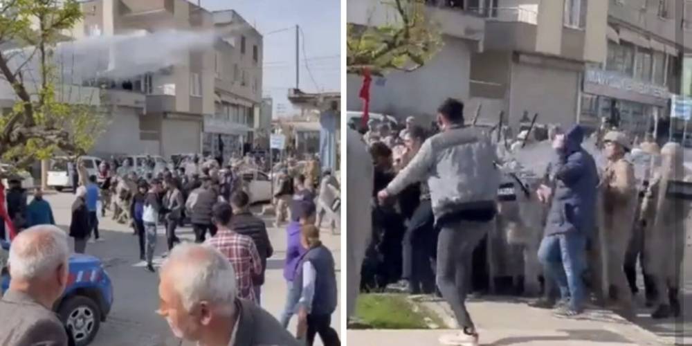 HDP'den Şanlıurfa'da provokasyon! Teröristbaşı Öcalan'ın doğum gününü kutlamaya çalıştılar! 12 kişi gözaltına alındı…