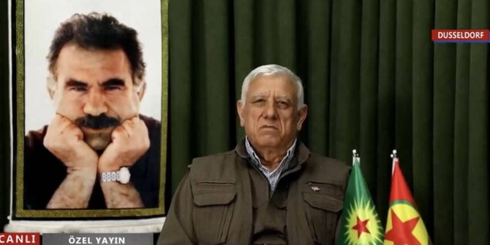 Almanya'da PKK sempatizanları yürüyüş düzenledi! Teröristbaşı, canlı yayında Öcalan'a özgürlük istedi