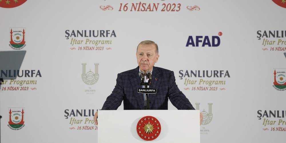 Cumhurbaşkanı Erdoğan, Şanlıurfa'da konuştu: Milletim teröristlerle kol kola gezenlere sandıkta dersini verecek