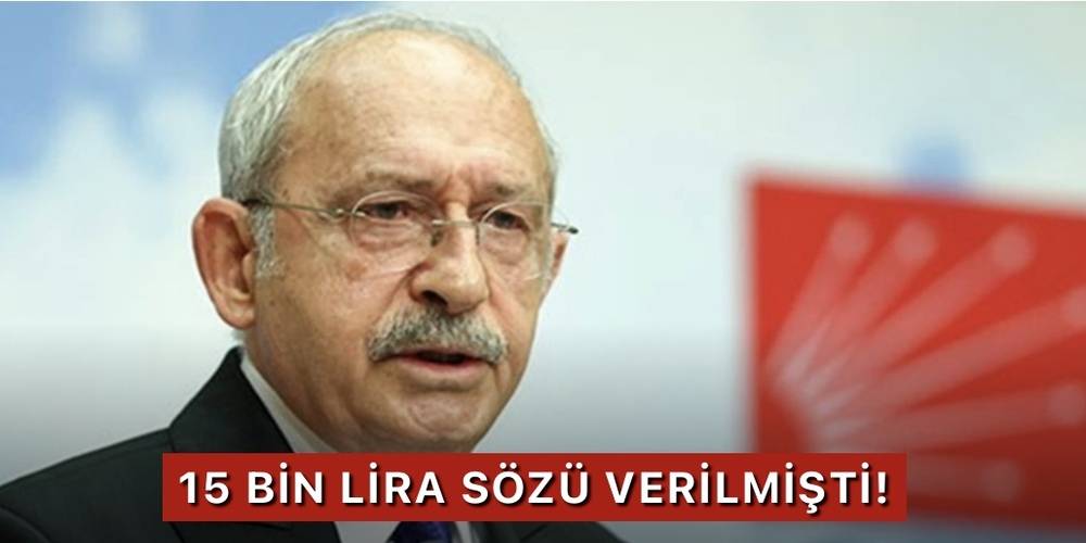 Kemal Kılıçdaroğlu emekliye 15 bin lira bayram ikramiyesi sözü verdi! CHP'nin yönettiği belediyenin ramazan bayramı ikramiyelerini ödemediği ortaya çıktı