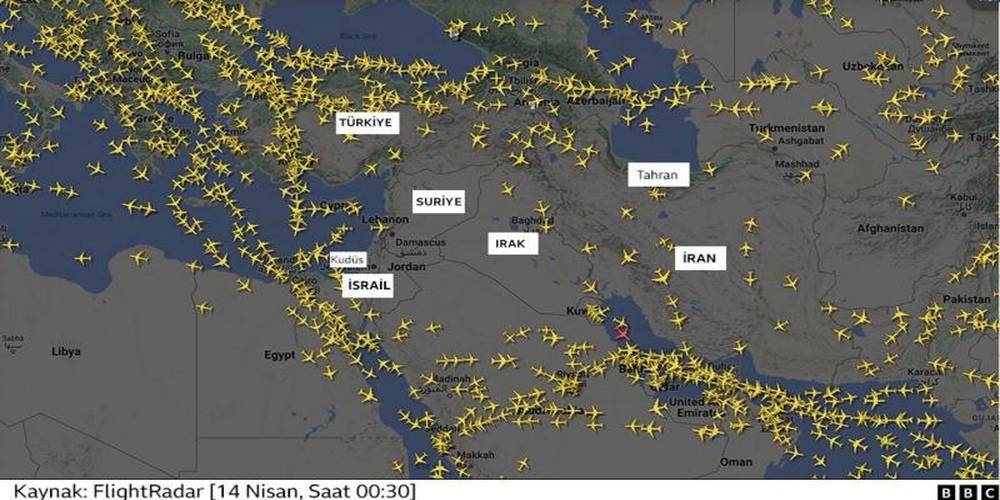 Orta Doğu'daki gerilim uçuş trafiğine yansıdı