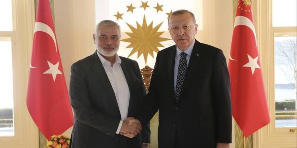 Cumhurbaşkanı Erdoğan, Hamas Siyasi Büro Başkanı Haniye'yi kabul etti
