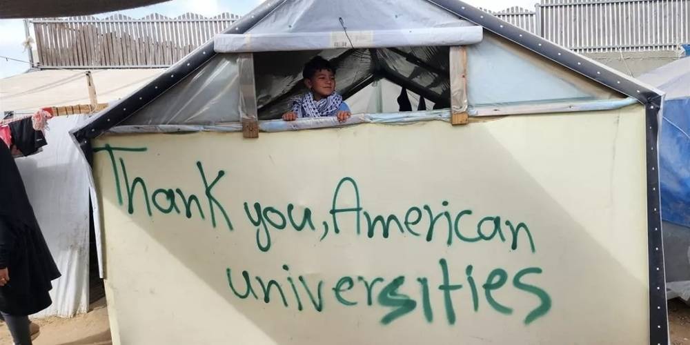 Gazze'den ABD'deki üniversite öğrencilerine teşekkür: Mesaj ulaştı