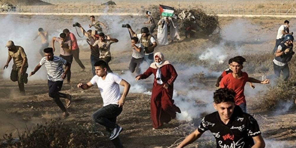 İşgalci İsrail Gazze'de yine sivillere ateş açtı