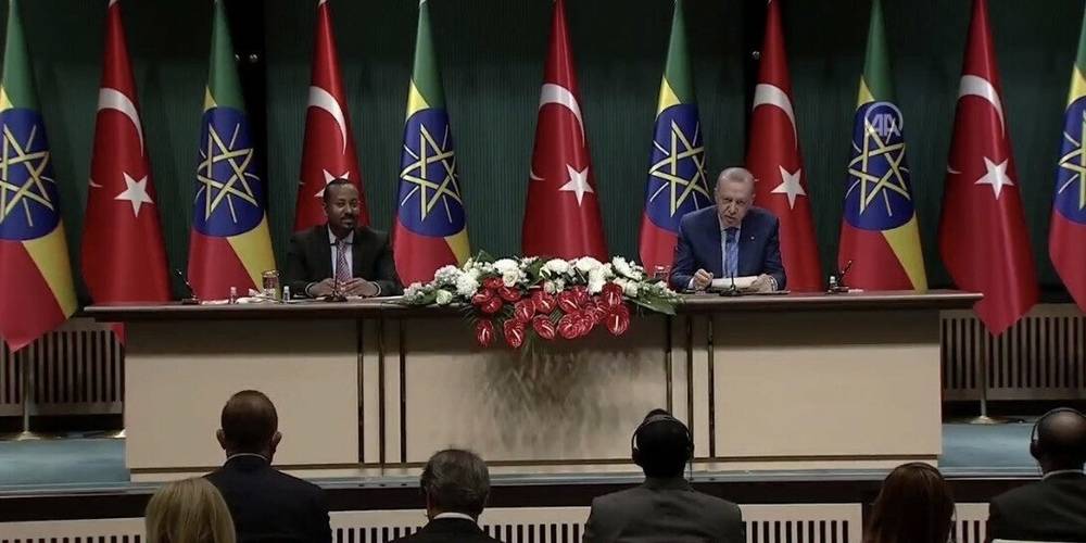 Cumhurbaşkanı Erdoğan: FETÖ’nün Etiyopya’daki tüm okullarının geçtiğimiz hafta Türkiye Maarif Vakfımıza devredildiği bilgisini de sizlerle paylaşmaktan memnuniyet duyuyorum