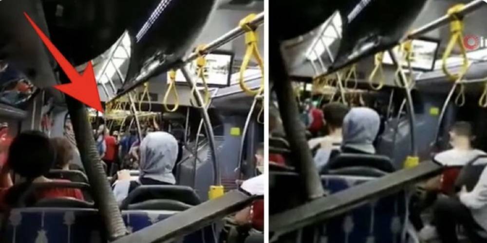 İETT otobüsleri dökülüyor! Reklam panosu yolcunun üzerine düştü…