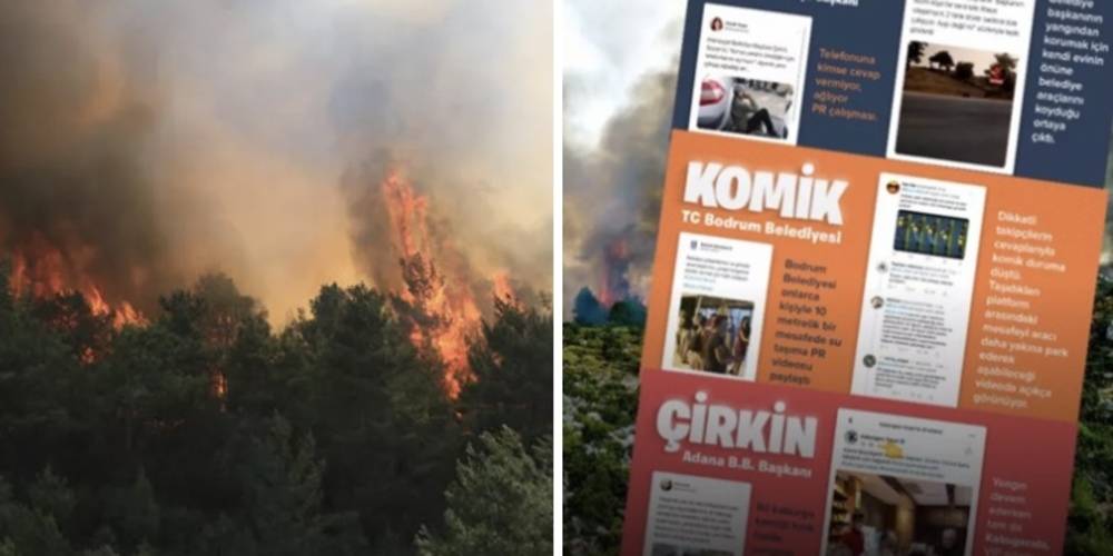CHP'li belediye başkanlarının orman yangınları sırasındaki tavırları tepki çekti