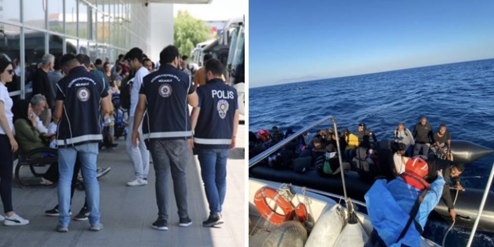 Düzensiz göç İle mücadeleye yönelik huzur uygulaması: 25 organizatör gözaltına alındı, 1414 düzensiz göçmen yakalandı