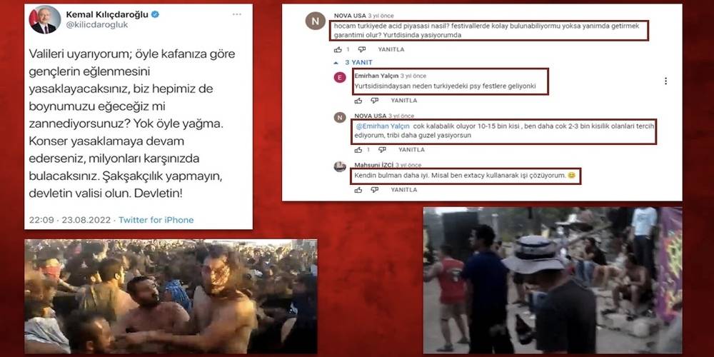 Valileri, İmamoğlu ile karıştıran Kılıçdaroğlu’nun savunduğu festival gerçeği: Alkol, uyuşturucu, kavga…
