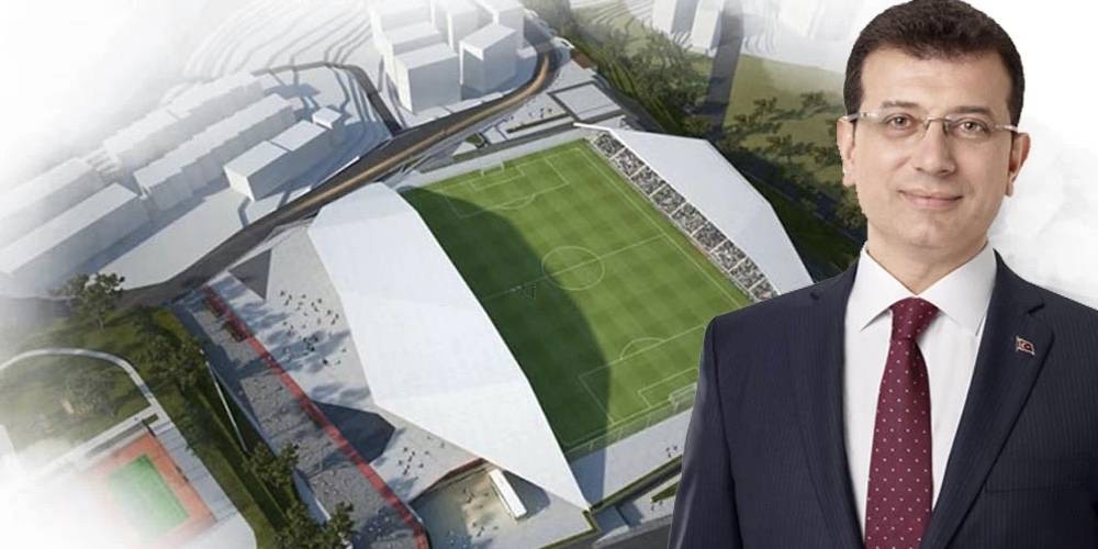 AK Parti dönemindeki projelerin üstüne konan CHP’li Ekrem İmamoğlu şimdi de Gaziosmanpaşa stadyumunu sahiplendi