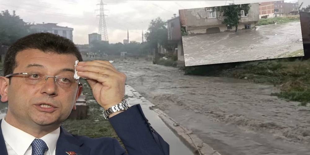 Ekrem İmamoğlu’nun, ‘altyapı sorunlarını çözdük’ dediği İstanbul sağanak yağışa teslim! Esenyurt’ta evleri su bastı, araçlar mahsur kaldı