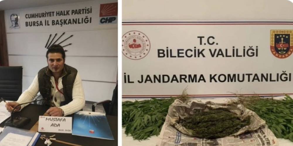 CHP Bilecik teşkilatında uyuşturucu skandalı! Gençlik Kolları Başkanı yarım kilo uyuşturucu ile yakanalandı