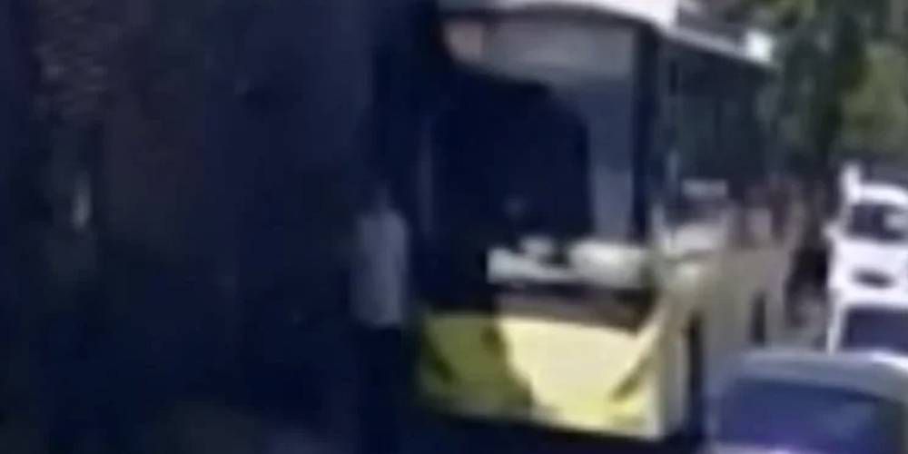 Ekrem İmamoğlu’nun pişkin şoförleri… Yayaya çarpıp kaçan İETT otobüsü kamerada…