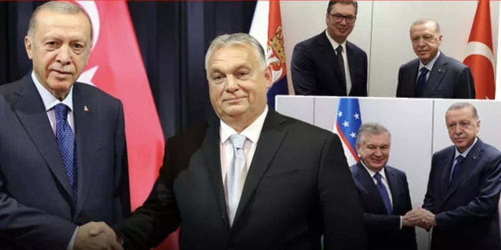 Cumhurbaşkanı Erdoğan'dan Macaristan’da diplomasi trafiği