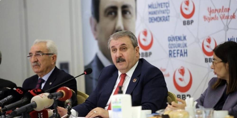 BBP Genel Başkanı Mustafa Destici: HDP ile ilişki, PKK ile ilişki demektir
