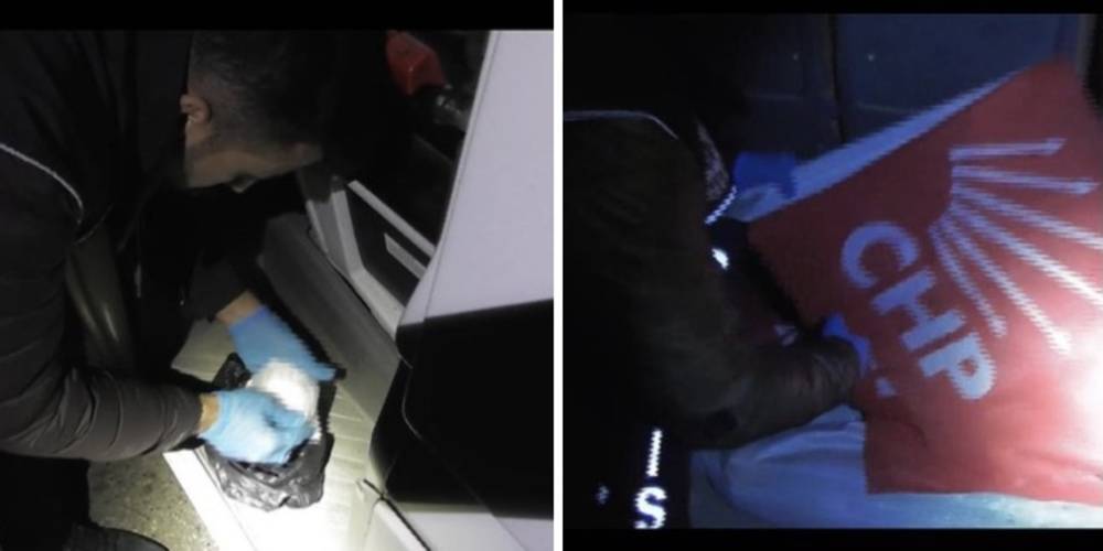 CHP aracında uyuşturucu: CHP’li İl Başkanı’nın oğulları zehir taciri çıktı!