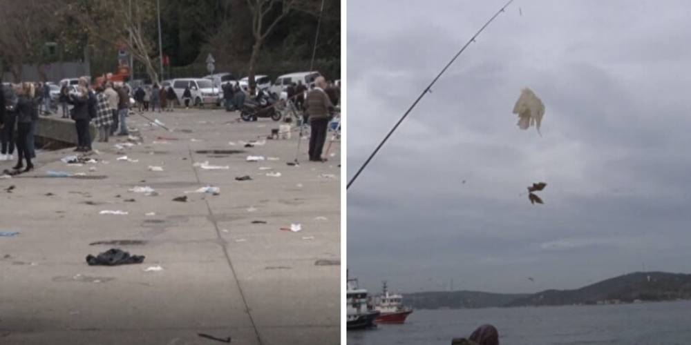 CHP’li belediye başkanlarında laf var icraat yok! Sarıyer Sahili çöplüğe döndü…