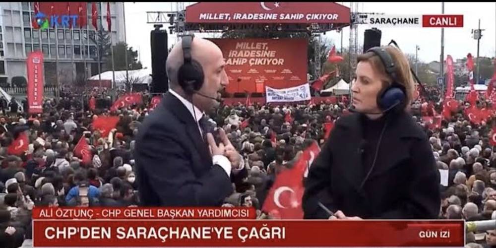 Saraçhane mitingi öncesi CHP Genel Başkan Yardımcısı Ali Öztunç: "Adayımız Kemal Kılıçdaroğlu'dur"