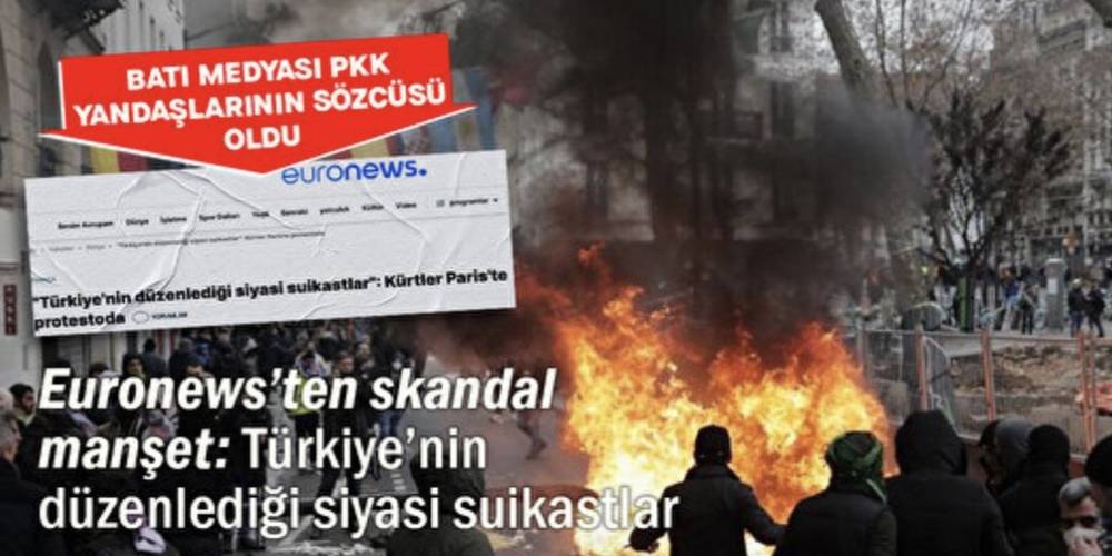 Fransa'da utanç veren manşet: Euronews PKK yandaşlarının sözcüsü oldu