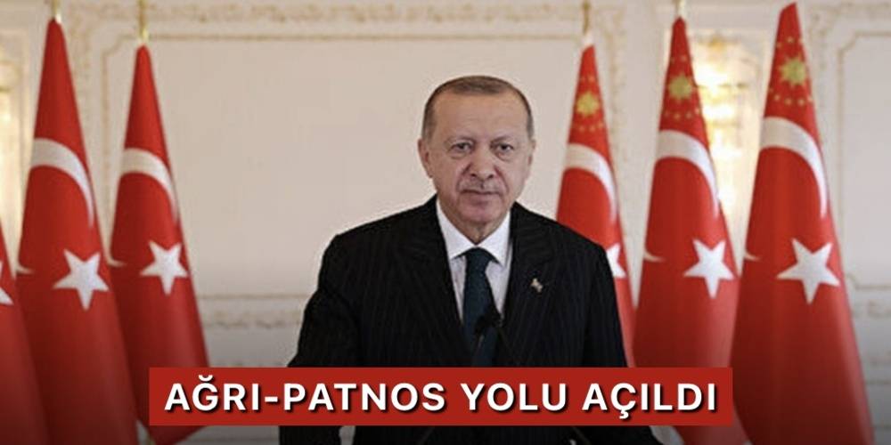 Ağrı Hamur-Tutak-Patnos Devlet Yolu açıldı! Erdoğan: Tarihi İpek Yolu'nu yeniden ihya etmekte kararlıyız!