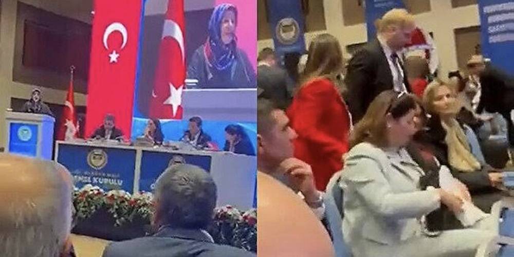 Türkiye Barolar Birliği'nin toplantısında başörtüsü hazımsızlığı