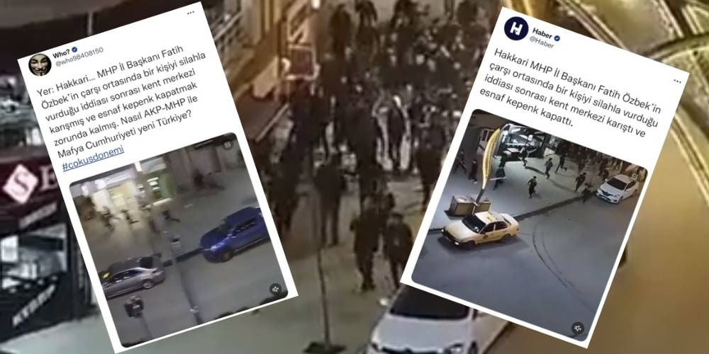 FETÖ’den “MHP Hakkari İl Başkanı Fatih Özbek şehir merkezinde bir kişiyi vurdu” yalanı