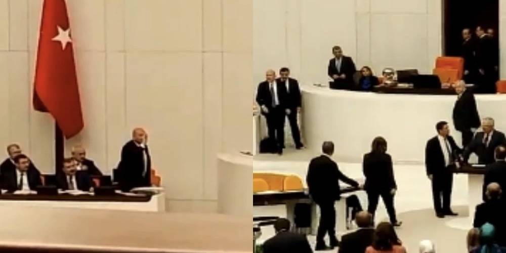 HDP’li Rıdvan Turan, istihbarat komisyonu raporunu açıklamak istedi, çok sert tepki ile karşılaştı: ‘Hainsin, açıklayamazsın’