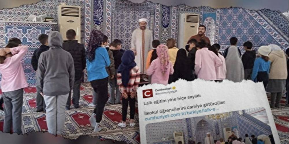İlkokul çocuklarının camiye götürülmesinden rahatsız olan Cumhuriyet Gazetesi’ne tepki üstüne tepki