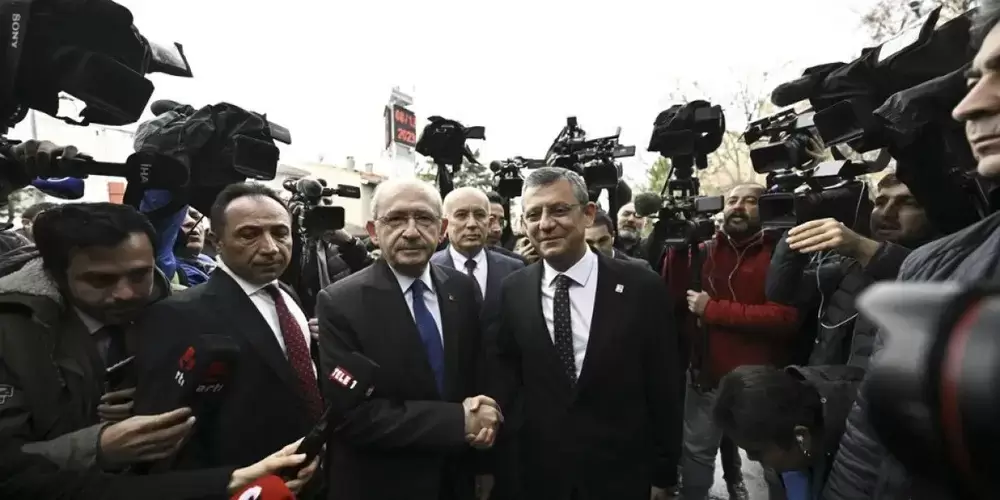 Özgür Özel, Kemal Kılıçdaroğlu ile bir araya geldi