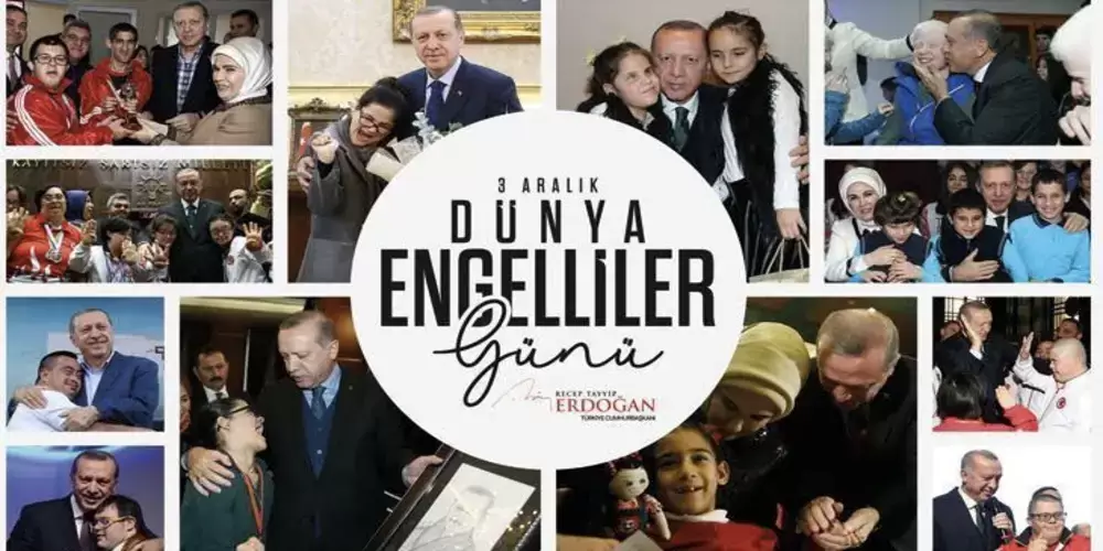 Cumhurbaşkanı Erdoğan'dan 'Dünya Engelliler Günü' mesajı