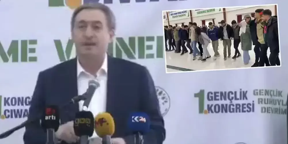 Türk milletini tehdit eden Tuncer Bakırhan yine sahnede! DEM Parti kongresinde skandal görüntüler… Soruşturma başlatıldı