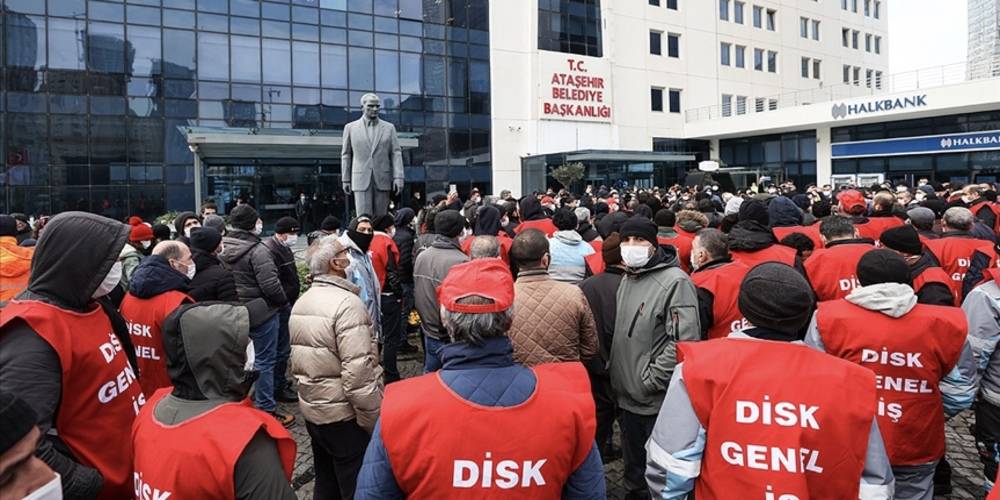 Ataşehir Belediyesine grev kararı asıldı