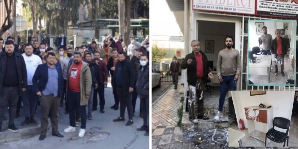 Mersin’de yerel gazeteye CHP Gençlik Kollarından saldırı