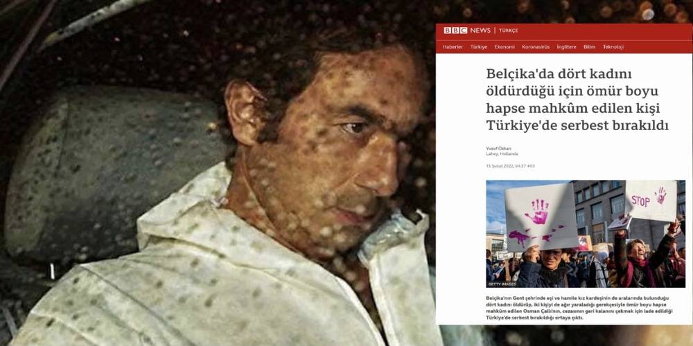 BBC Türkçe’nin “Belçika'da 4 kadını öldüren erkek Türkiye'de serbest bırakıldı” yalanı