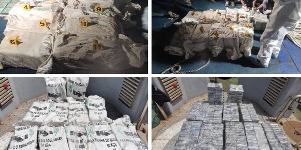 EGM: Gine açıklarında 528 kilogram kokain ele geçirildi