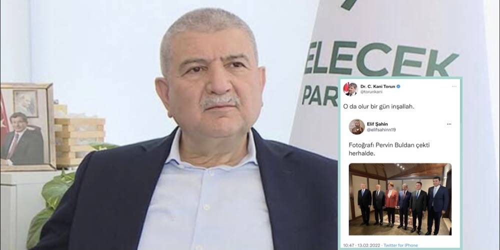 Gelecek Partisi'nden HDP ile ittifaka yeşil ışık! Kani Torun, "Fotoğrafı Pervin Buldan çekti herhalde" yorumuna "O da olur bir gün inşallah" sözleriyle yanıt verdi