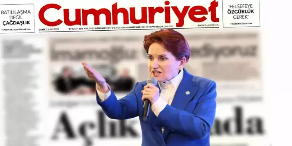 Cumhuriyet gazetesi Meral Akşener'i topa tuttu!