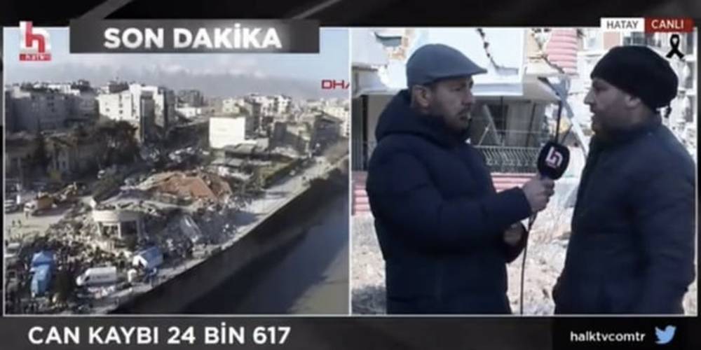 Halk TV'de 'devlet burada' çıkışı sunucuyu zor durumda bıraktı