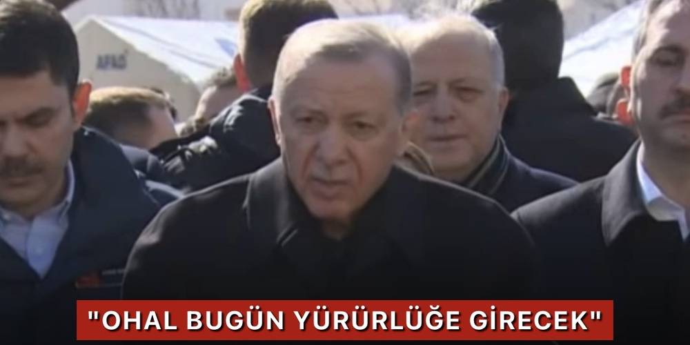 Can kaybı 14 bin 14'e çıktı! Cumhurbaşkanı Erdoğan: OHAL bugün yürürlüğe girecek!