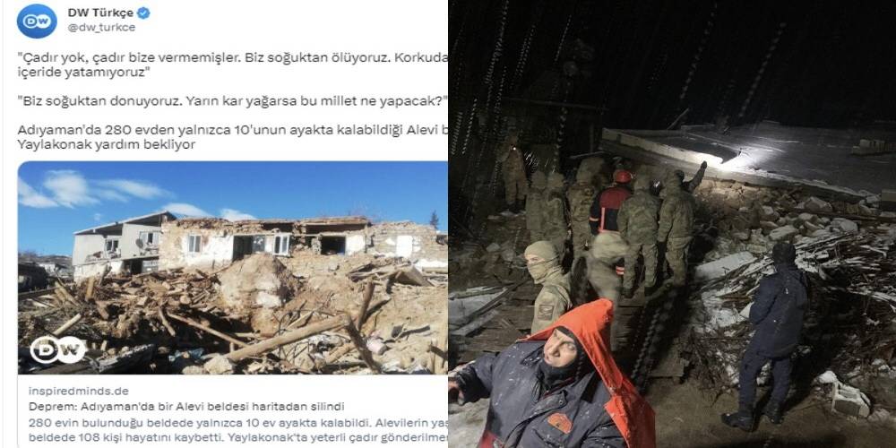DW Türkçe’den Alican Uludağ’ın ‘Alevi beldesi Yaylakonak’a yardım gitmedi’ provokasyonunu CHP’li başkan yalanladı