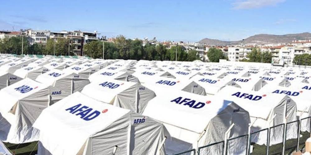AFAD: 300.809 çadırın kurulumunu tamamladık