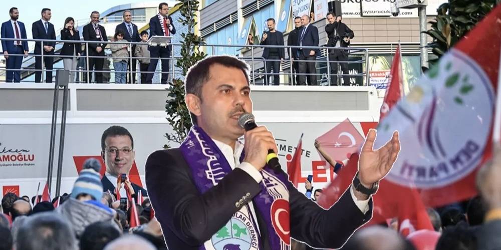 Murat Kurum'dan DEM Parti destekli CHP mitingine tepki: Gizledikleri ittifak tamamen ortaya çıktı